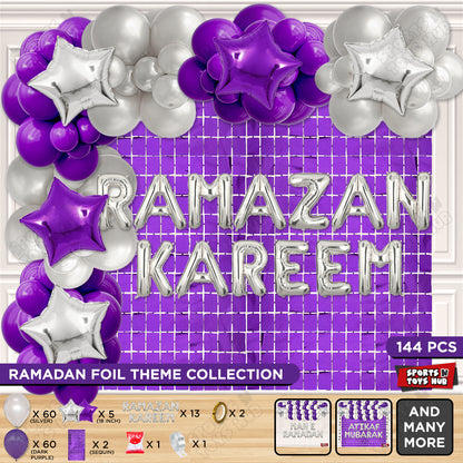 Ramazan Kareem Foil Balloon Arch Theme Collection