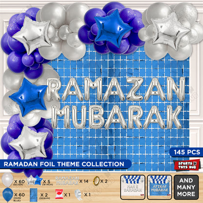 Ramazan Mubarak Foil Balloon Arch Theme Collection