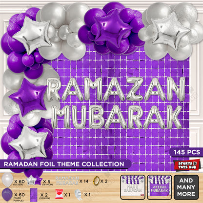 Ramazan Mubarak Foil Balloon Arch Theme Collection