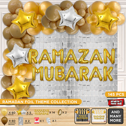 Ramazan Mubarak Foil Balloon Arch Theme Collection