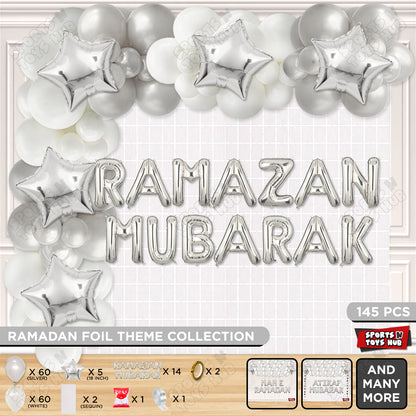 Ramazan Mubarak Foil Balloon Arch Theme Collection