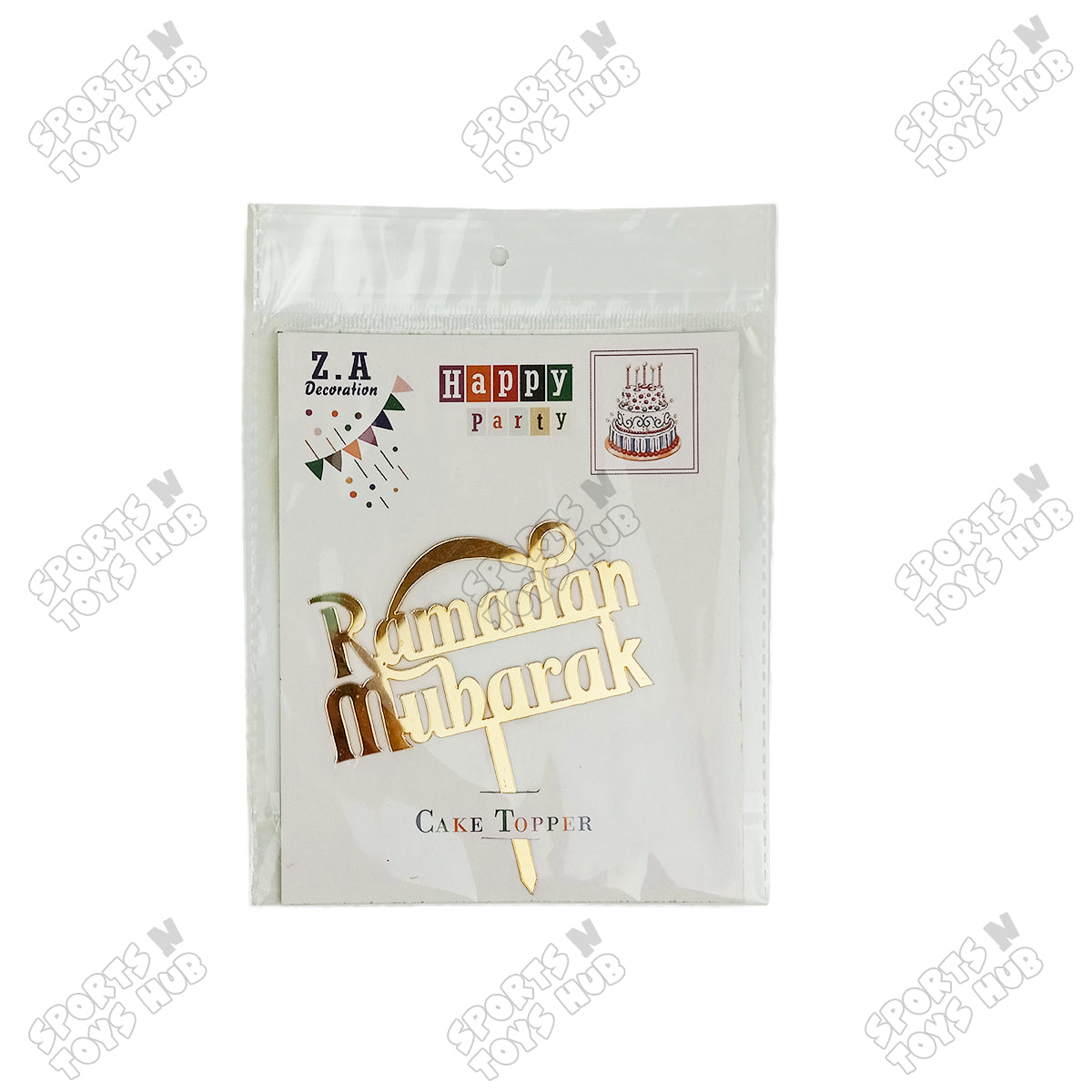 Ramadan Mubarak Acrylic Cake Topper