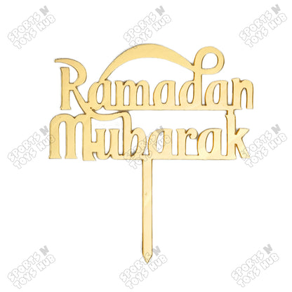 Ramadan Mubarak Acrylic Cake Topper