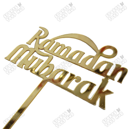 Ramadan Mubarak Acrylic Cake Topper
