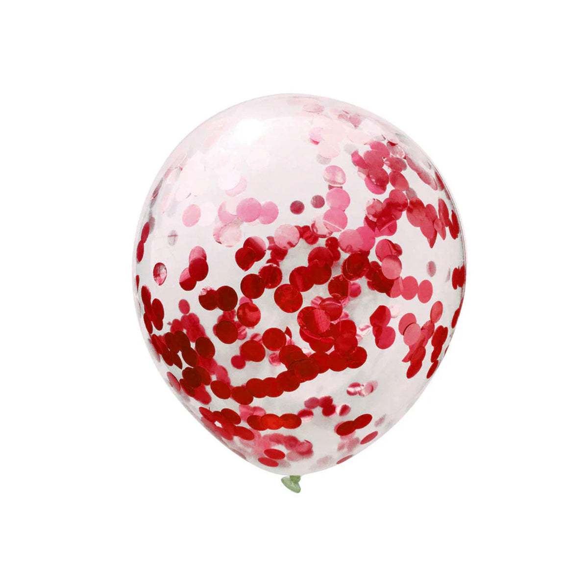 Confetti Transparent Balloons - Pack Of 10
