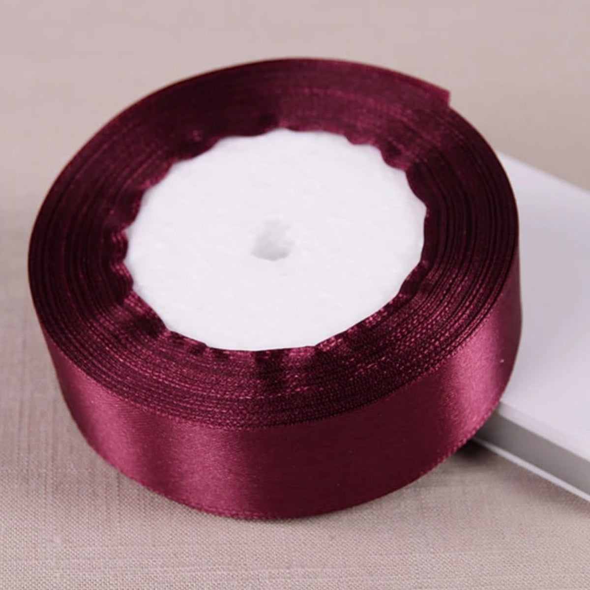 1 Inch x 9 Yards – Multi-Purpose Plain Satin Ribbon Roll for Gift Wrapping, Crafts & Decor