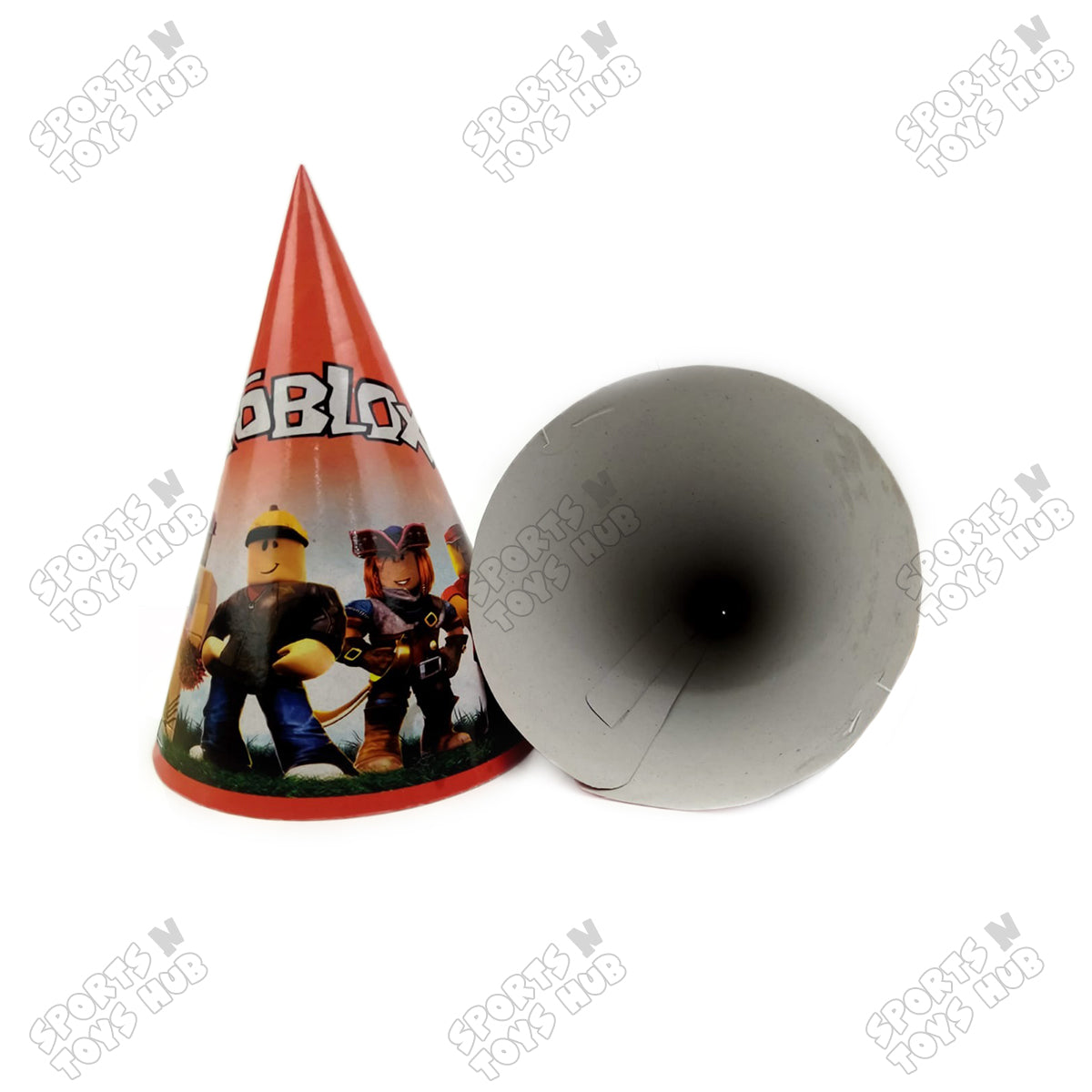 6 Pcs Happy Birthday Roblox Printed Caps