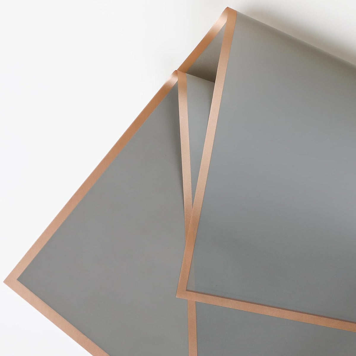 Flower Bouquet RoseGold Border Double Sided Style Sheet Collection, Flower Sheet, Wrapping Paper