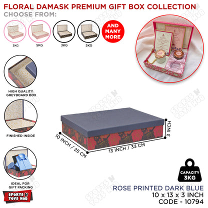 Floral Rose Printed Premuim Gift Boxes