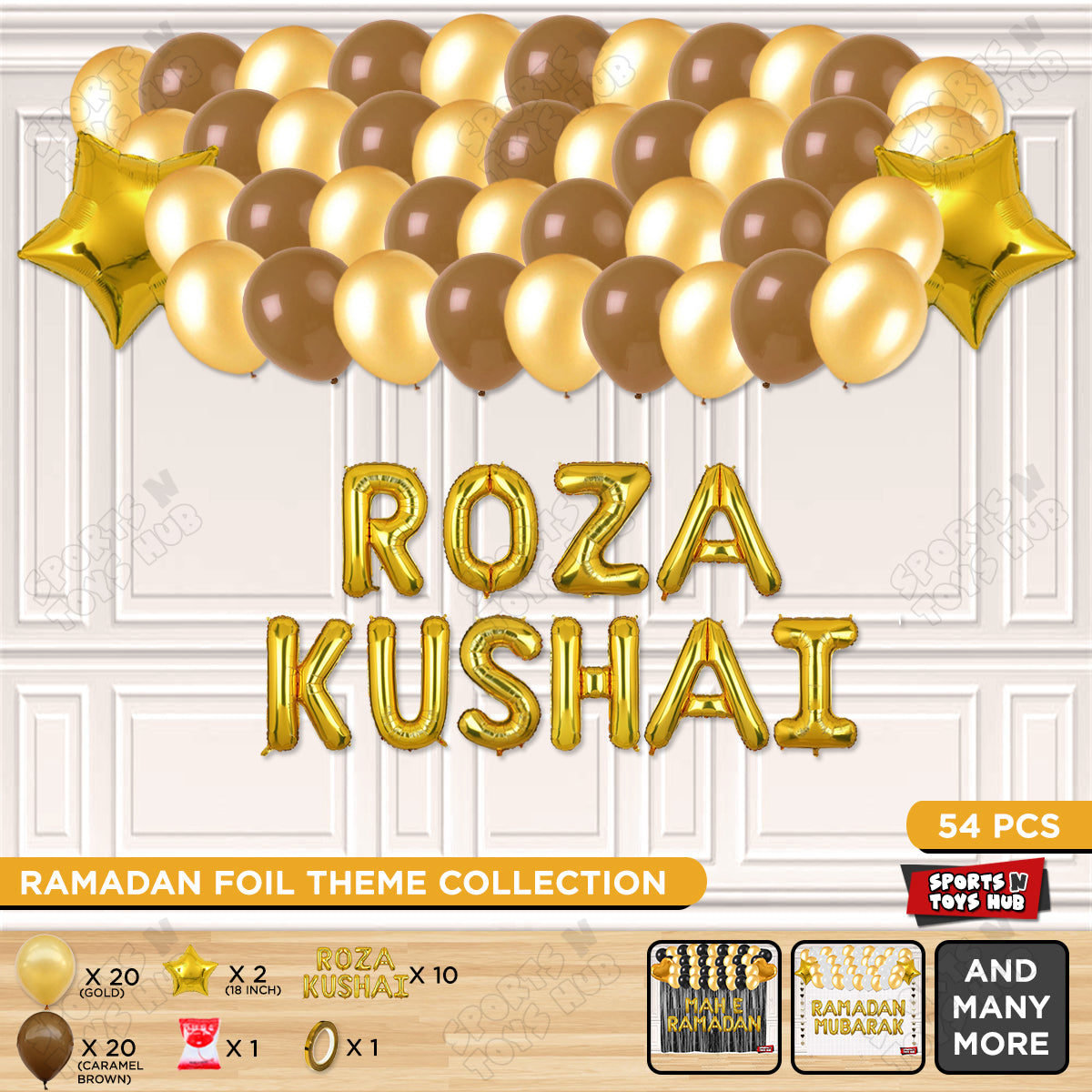 Roza Kushai Foil Balloon Garland Theme Collection
