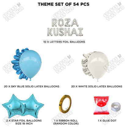 Roza Kushai Foil Balloon Garland Theme Collection