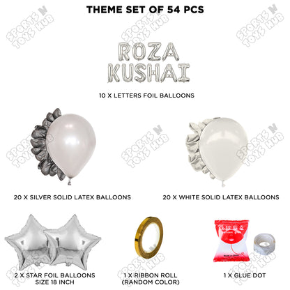 Roza Kushai Foil Balloon Garland Theme Collection