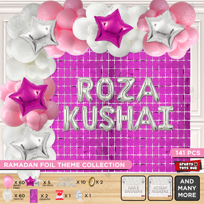 Roza Kushai Foil Balloon Arch Theme Collection