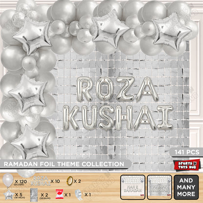 Roza Kushai Foil Balloon Arch Theme Collection