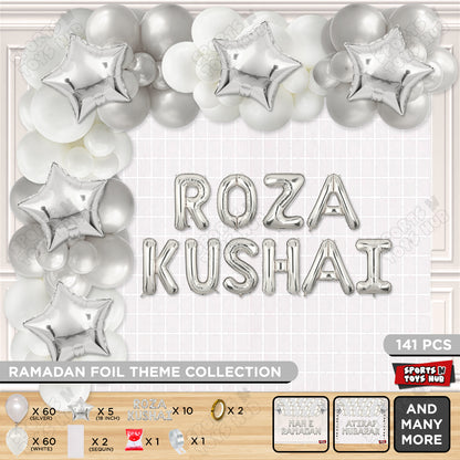 Roza Kushai Foil Balloon Arch Theme Collection