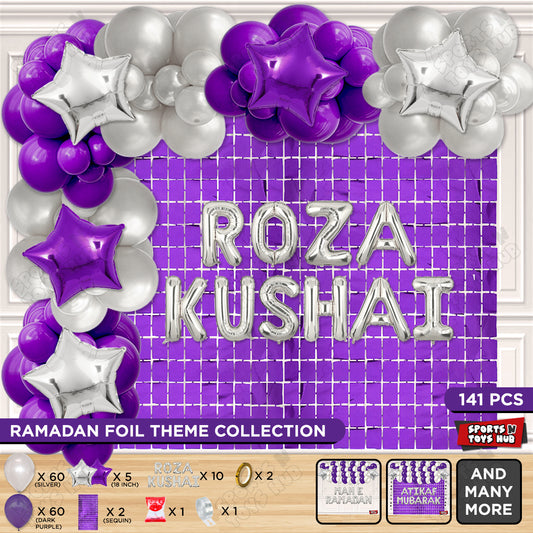 Roza Kushai Foil Balloon Arch Theme Collection