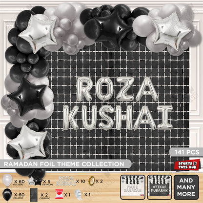 Roza Kushai Foil Balloon Arch Theme Collection