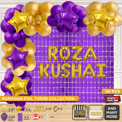 Roza Kushai Foil Balloon Arch Theme Collection