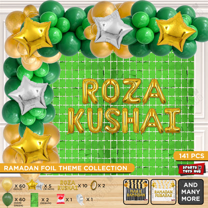 Roza Kushai Foil Balloon Arch Theme Collection