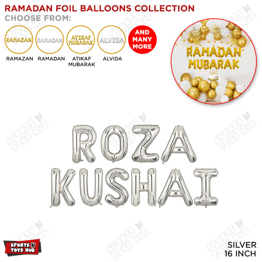 Roza Kushai Foil Balloon Collection - 16 Inch