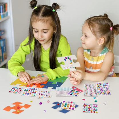 Acrylic Rhinestone Crystal Sticker – Self-Adhesive Sparkling Gems Stickers for DIY Crafts