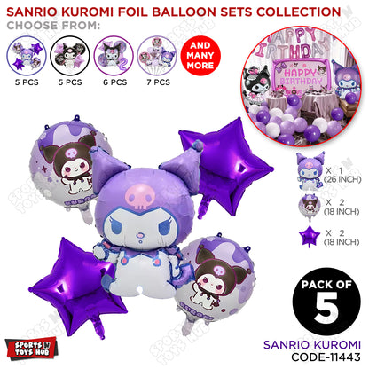 Sanrio Kuromi Foil Balloon Set