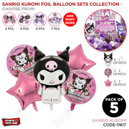 Sanrio Kuromi Foil Balloon Set