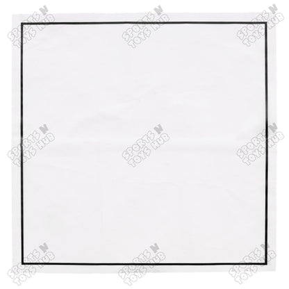 Single Line Border Translucent Floral Bouquet Wrapping Sheets