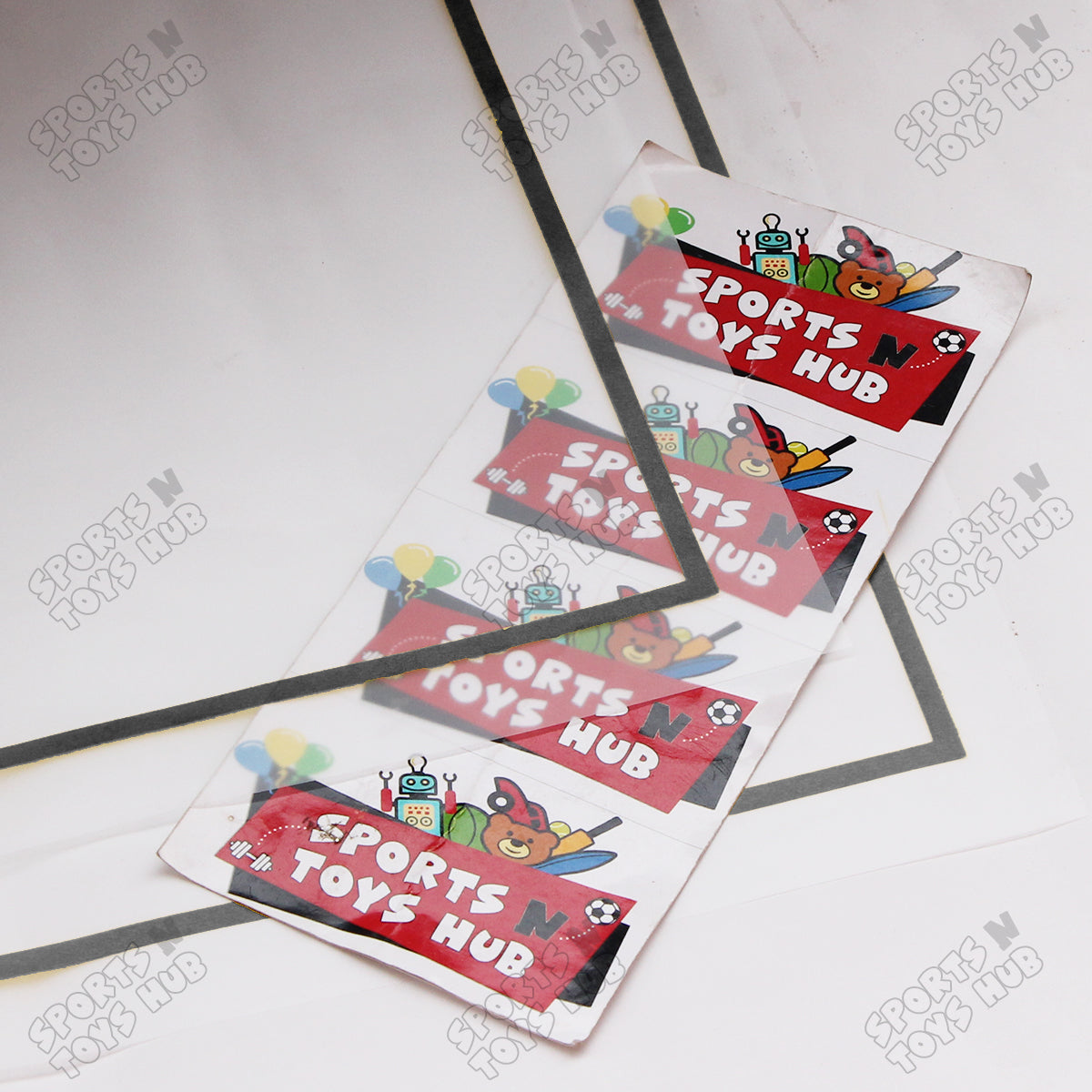 Single Line Border Translucent Floral Bouquet Wrapping Sheets