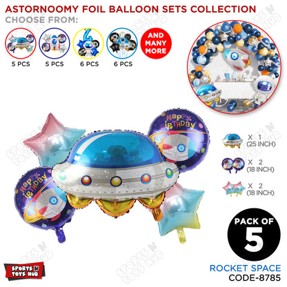 UFO Foil Balloon Set
