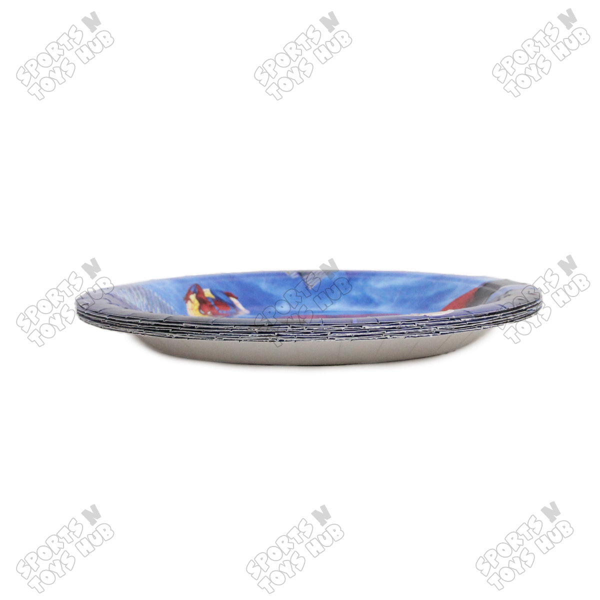 Printed Cartoon Character Spider-Man Disposable Plates - Pack Of 10