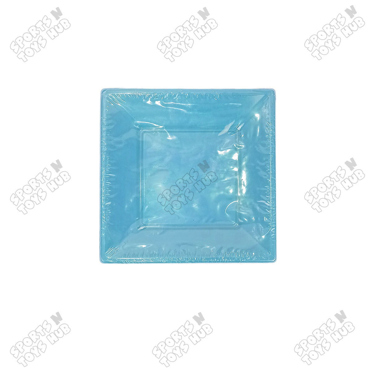 Solid Color Rectangle Disposable Plastic Plates – 7 Inch Pack of 10, Reusable-Look Party Tableware for Birthday, Wedding, BBQ, Picnic, Catering, Snacks, Desserts & Event Food Serving