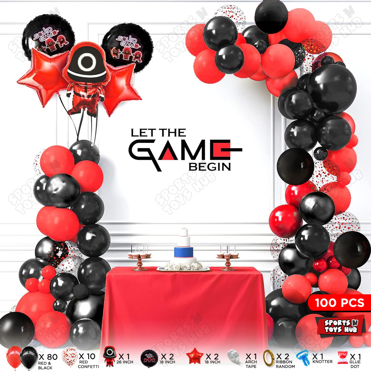 Squid Game Garland Arch Theme