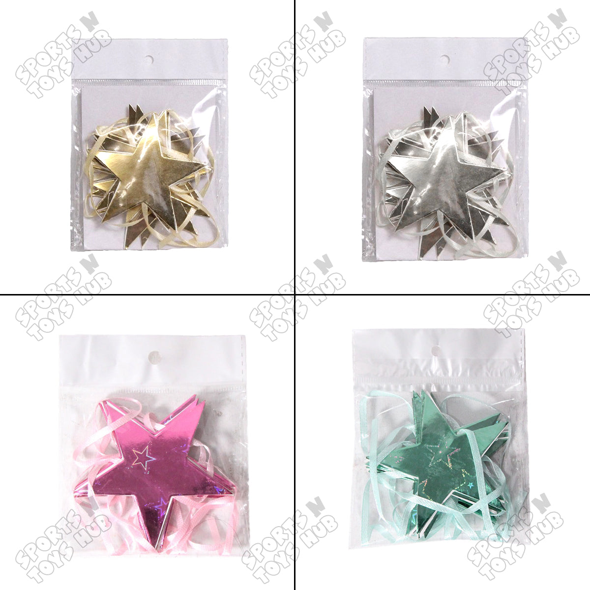 Star Shape Hanging Strings - Pack Of 2