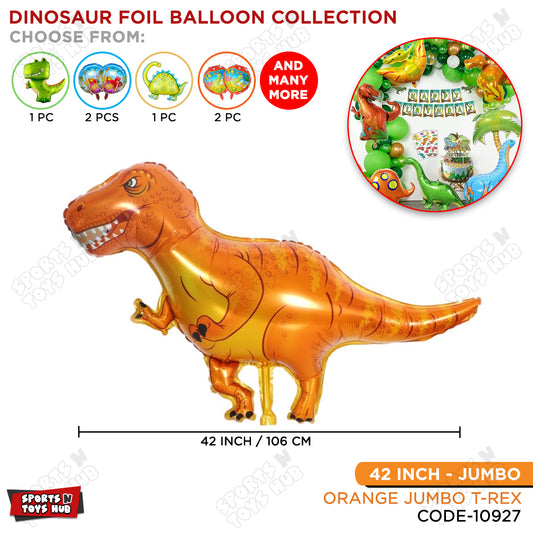Jumbo T-Rex Dino Foil Balloon