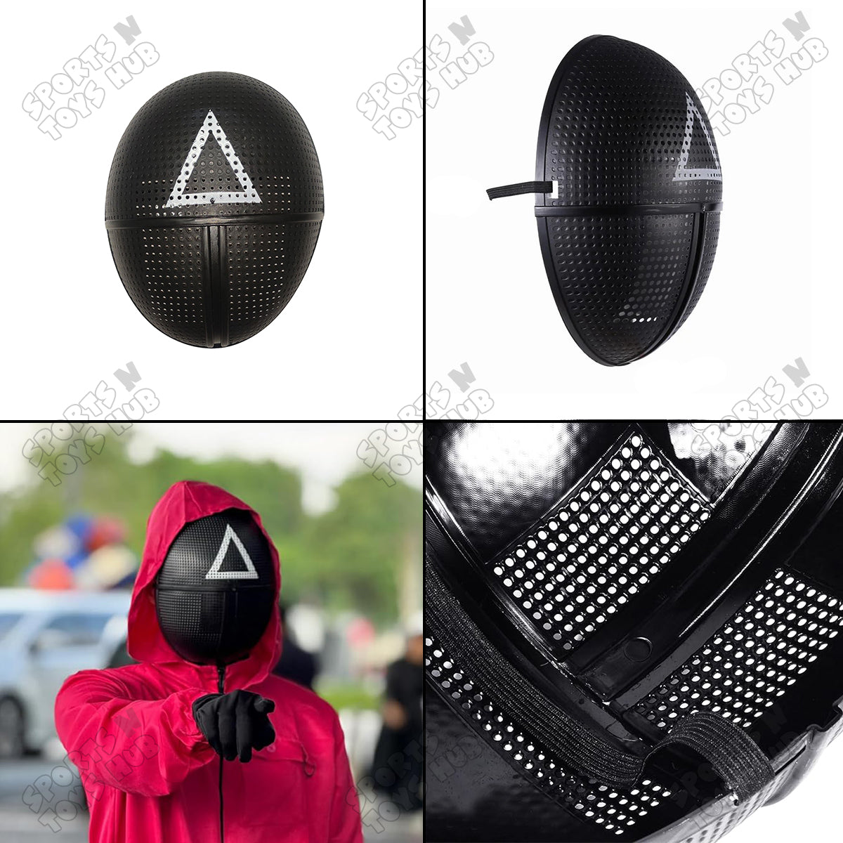 Squid Game Guard Triangle Soldiers Mask