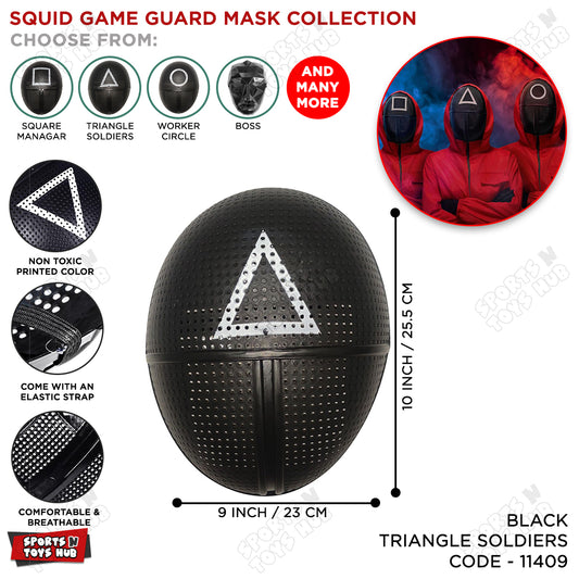 Squid Game Guard Triangle Soldiers Mask
