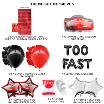 Too Fast Foil Letter Theme Collection