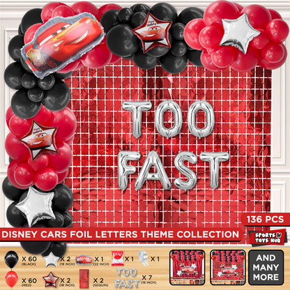Too Fast Foil Letter Theme Collection