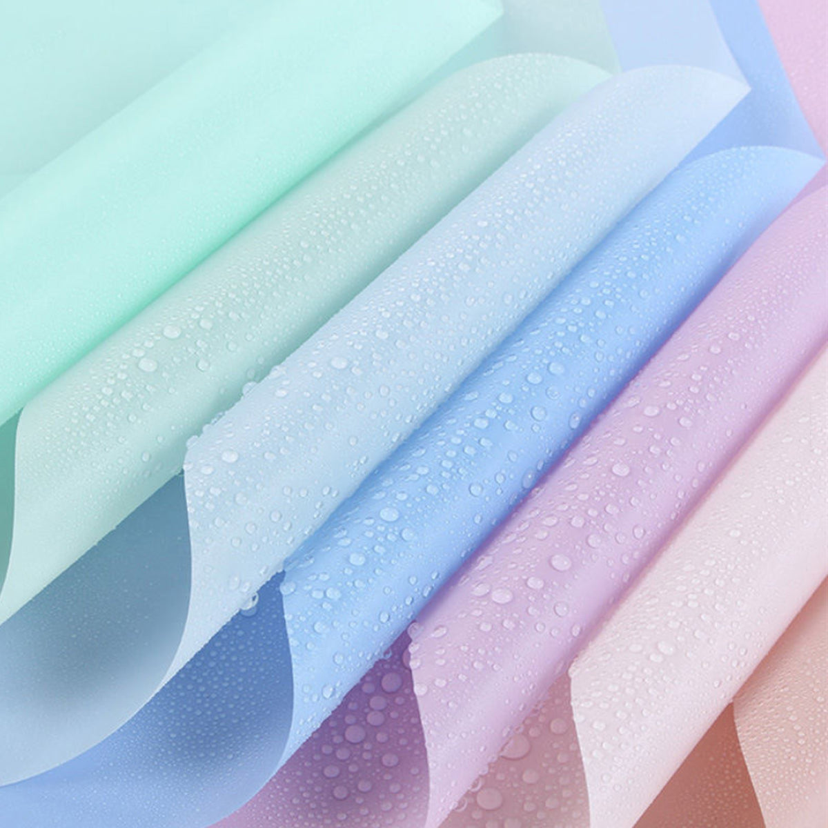 Translucent Signature Frosted Jelly Bouquet Wrapping Paper – Premium Floral Packaging Sheets for Fresh Flowers, Florist Bouquet Wrapping Paper