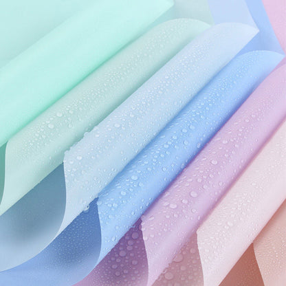 Translucent Signature Frosted Jelly Bouquet Wrapping Paper – Premium Floral Packaging Sheets for Fresh Flowers, Florist Bouquet Wrapping Paper