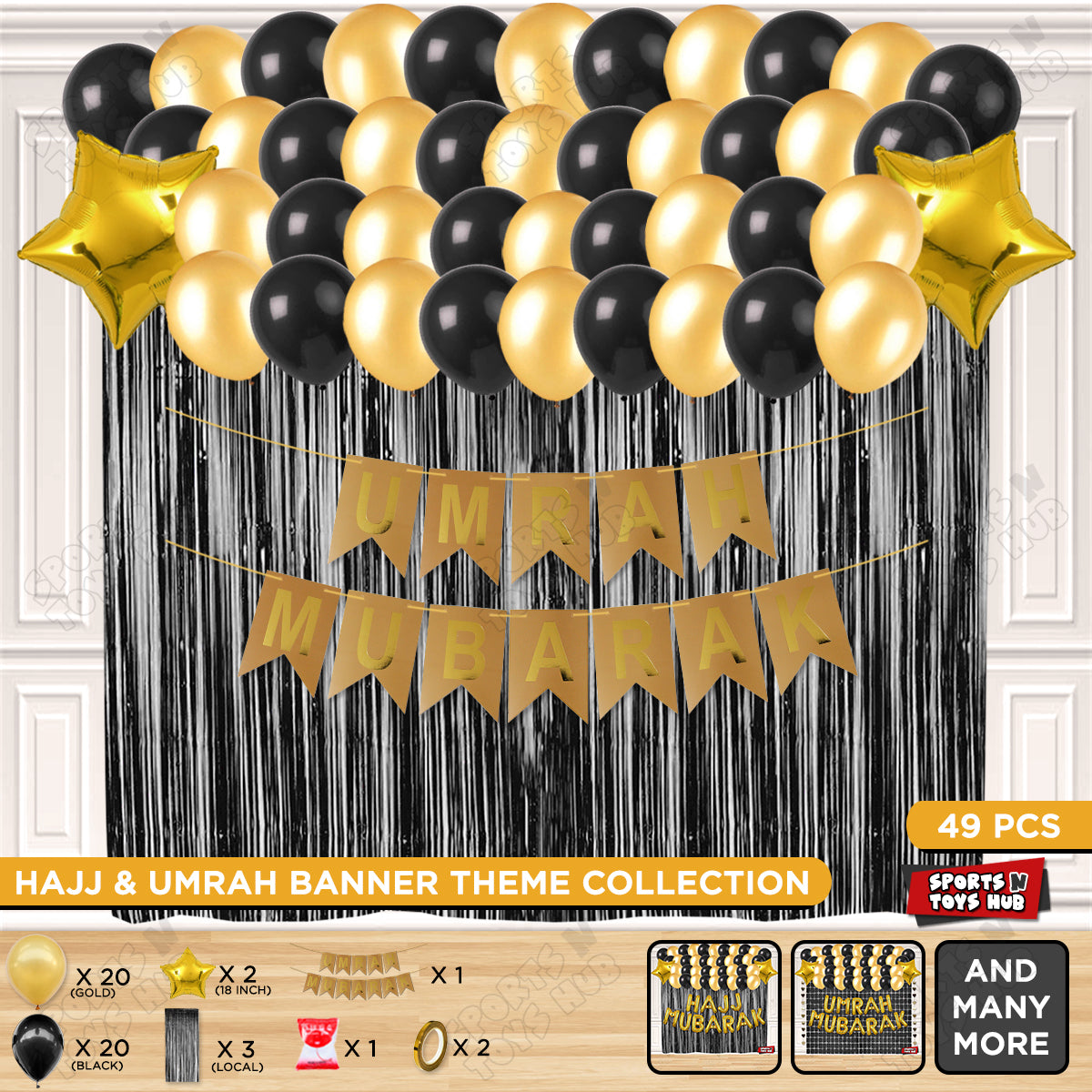 Umrah Mubarak Card Banner Theme Collection