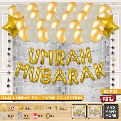 Umrah Mubarak Rectangle Curtain Theme Collection