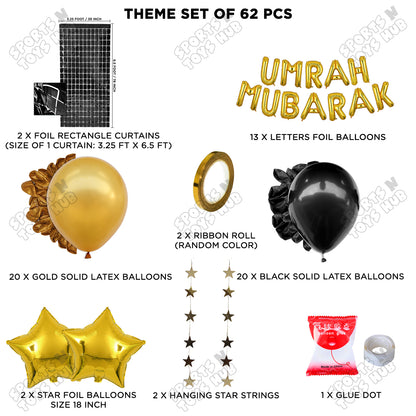 Umrah Mubarak Rectangle Curtain Theme Collection