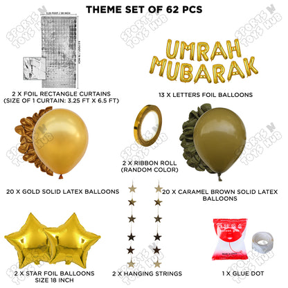 Umrah Mubarak Rectangle Curtain Theme Collection