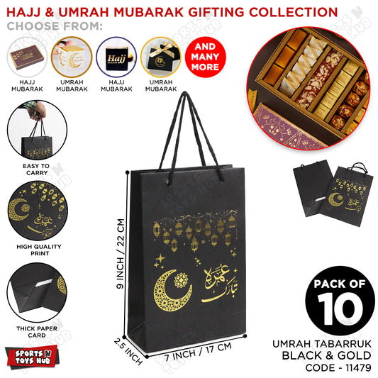 Umrah Tabarruk Gift Bag Collection - Pack Of 10