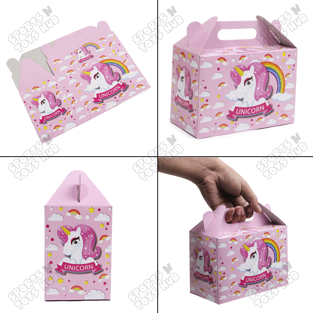 Unicorn Gable Goodies Bag - Pack Of 10