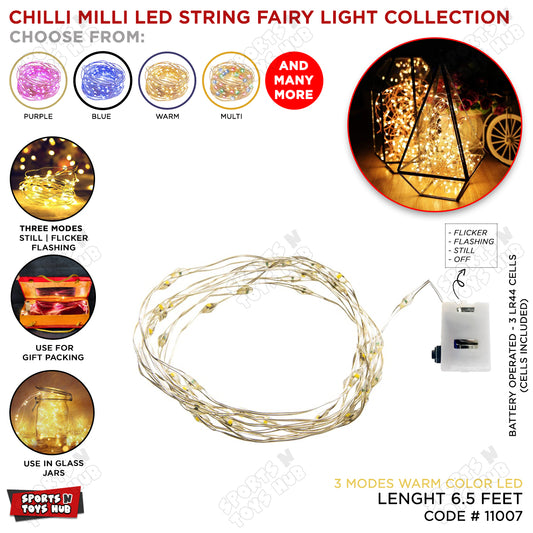 3 Modes Mini Steel Wire Fairy Light Battery Operated Ideal For Adding to Gift Baskets or Boxes or Room Decor