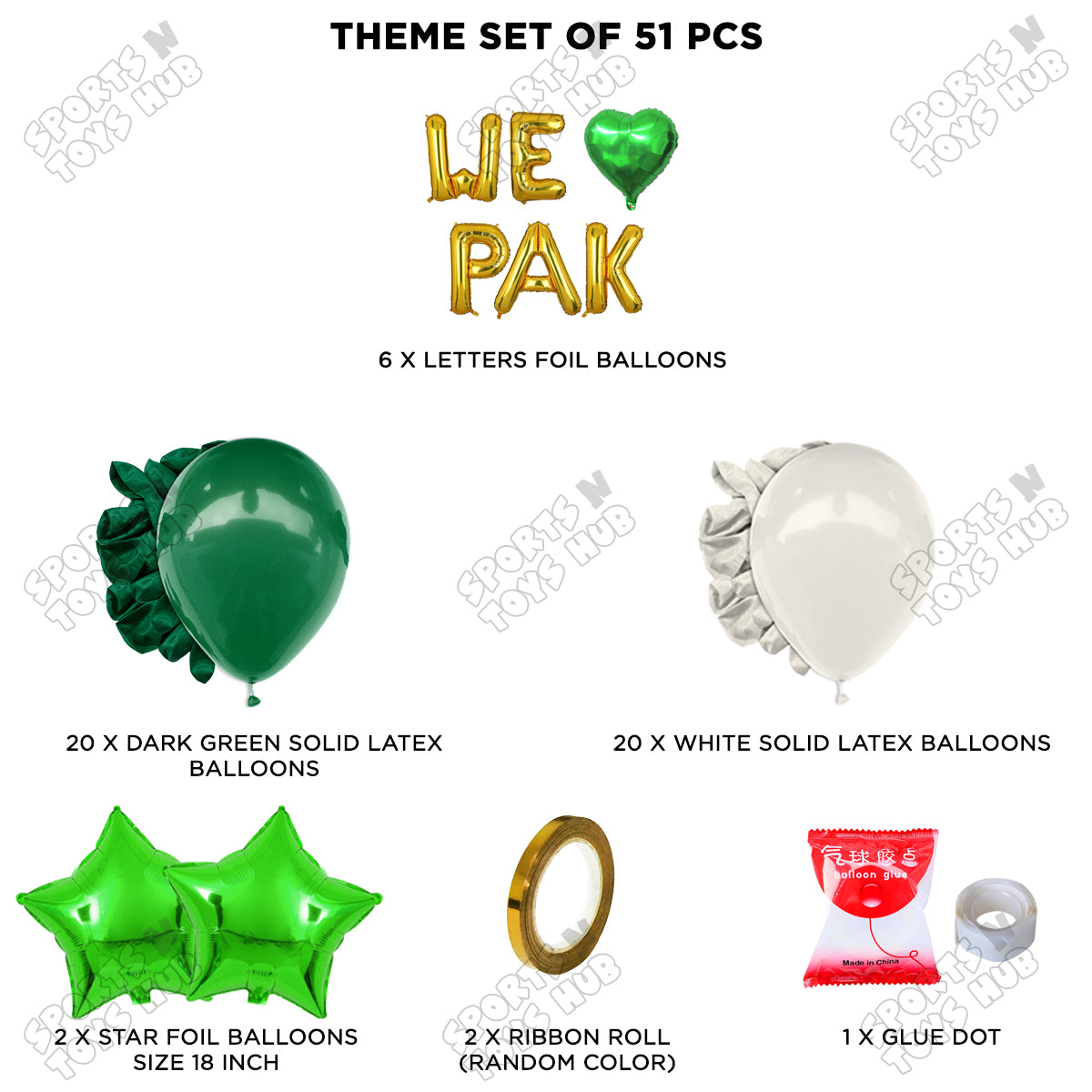 We ♡ Pak Foil Letters Theme Collection