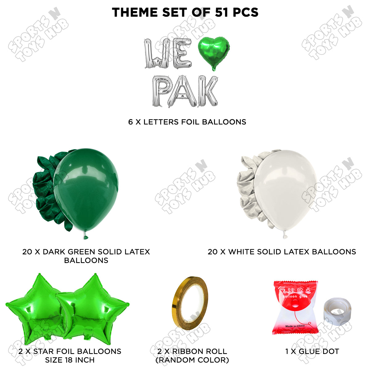 We ♡ Pak Foil Letters Theme Collection